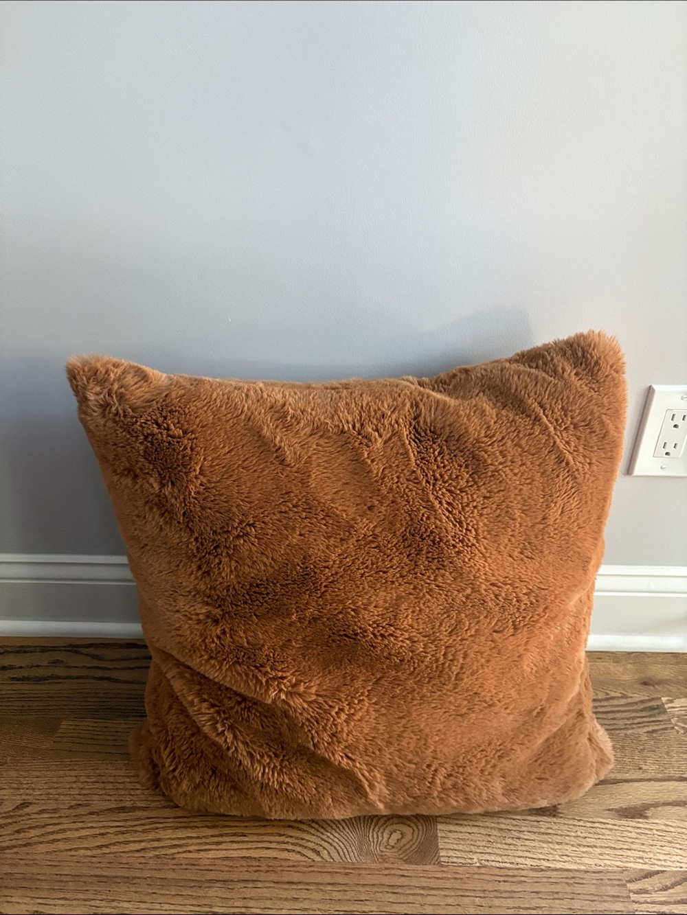 Faux Fur Throw Pillow